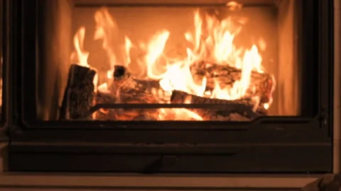 Looking image of travelling concept . Background of fireplace. Stock Footage 94853713