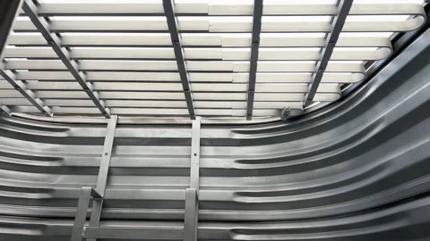 Looking Up from Inside Window Well Stock Footage 322082022