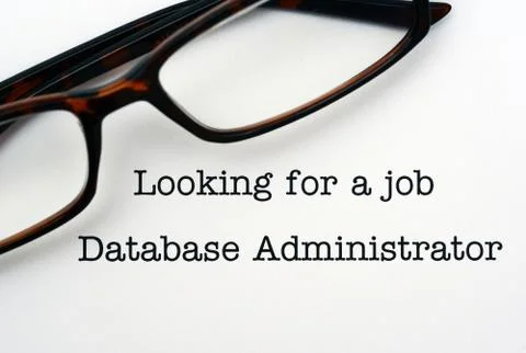 Looking for a job Database administrator Stock Photos