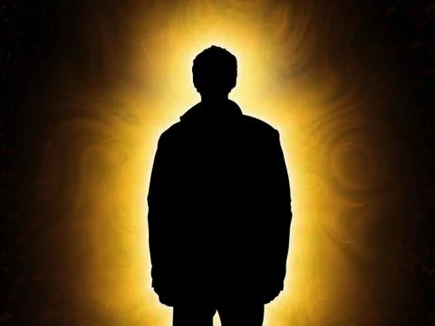 Looking-Into-The-light Stock Illustration