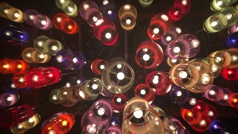 Looking up at lights. 動画素材 89951347