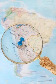 Looking in on Lima, Peru Stock Photos