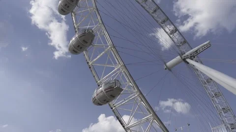 Looking up at the London Eye Stock Footage 292911727