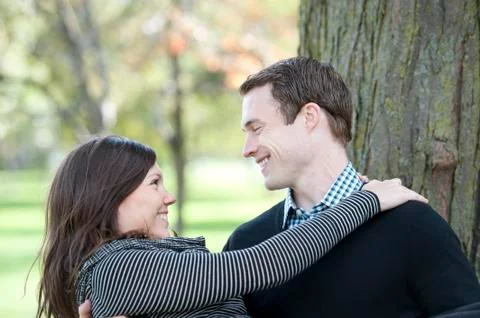 Looking At Love Stock Photos