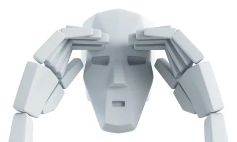 The looking man Stock Illustration