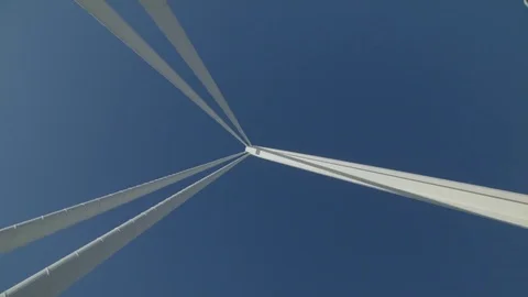 Looking up at modern bridge Stock-Footage 83536479