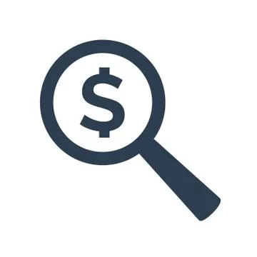 Looking For Money icon Stock Illustration