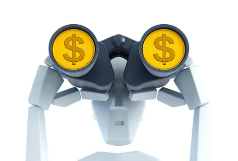 Looking for a money Stock Illustration