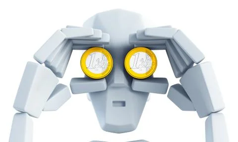 Looking for a money Stock Illustration