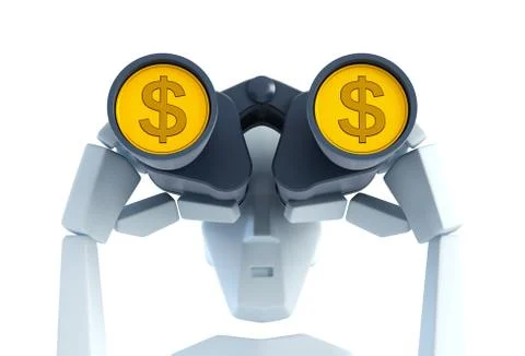 Looking for a money Stock-Illustration