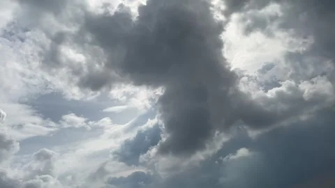 Looking up to the moving cloud Video stock 270323057