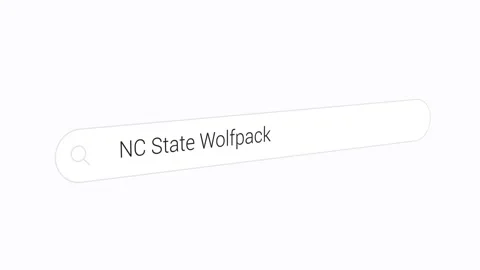 Looking Up NC State Wolfpack on the Search Engine Stock Footage 247946712