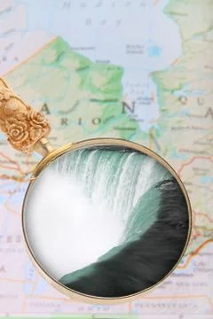 Looking in on Niagara Falls Stock Photos