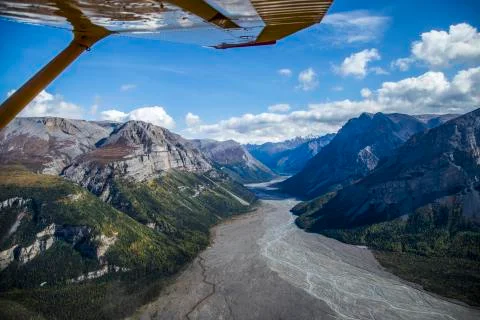 Looking up the Nizena River Stock Photos