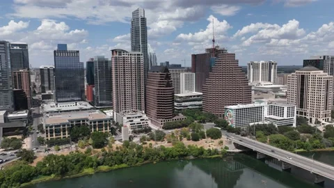 Looking North - Austin Hyperlapse Video stock 223040667
