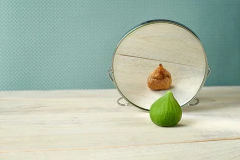 Looking older. Stock Photos