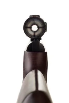 Looking into optical sight Stock Photos