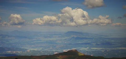 Looking out from Pike's Peak Stock Footage 201761451