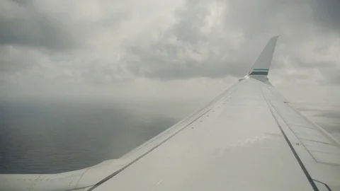 Looking Out Of Plane Stock Footage 75250258