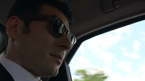 Looking outside from a car window Stock-Footage 210423799