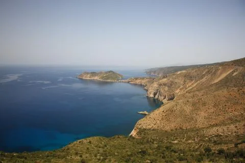 Looking over to assos Stock Photos