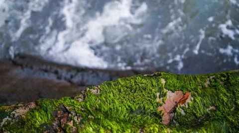 Looking Over Ocean Cliffs Stock Photos