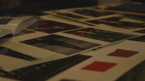 Looking Over Styles and Designs For Dress Suit Stock Footage 118095676