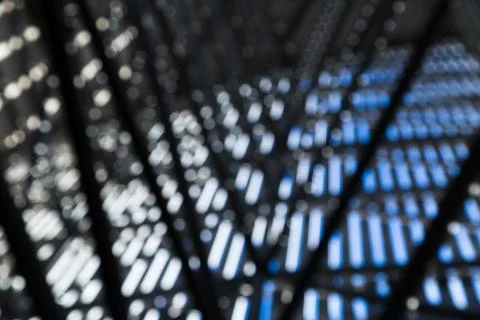 Looking up at the patterns of an airshard Stock Photos