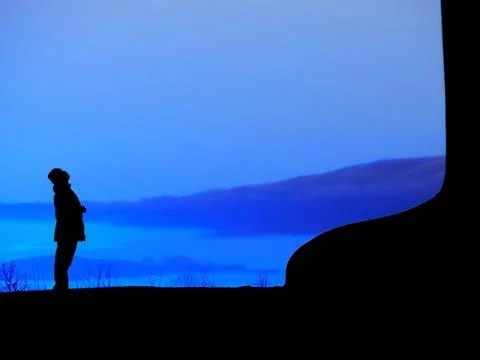 Looking up 스톡 사진