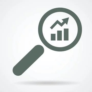 Looking for positive result Stock Illustration