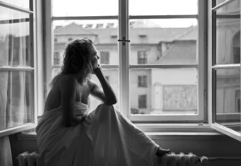 Looking to Prague Stock-Fotos