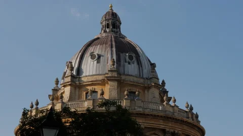 Looking up at the Radcliffe Camera dome, Oxford Stock Footage 162000277