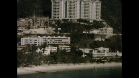 Looking onto Repulse Bay Stock Footage 251907558