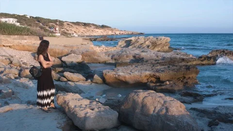 Looking at the sea Video stock 118961867