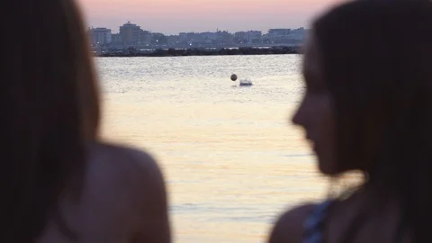 Looking at the sea Video stock 128379843