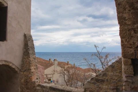 Looking at the sea Stock Photos