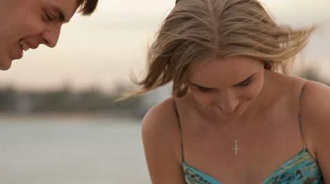 Looking For Sea Shells Video stock 26177126