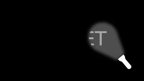 Looking for a secret in the dark with a flashlight	 Stock Footage 322555260