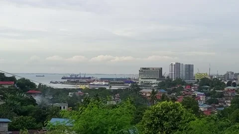 Looking Singapore From Batam2 Stock Footage 218623512