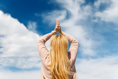 Looking at the sky Stock Photos