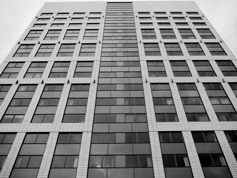 Looking up skyscraper Stock Photos