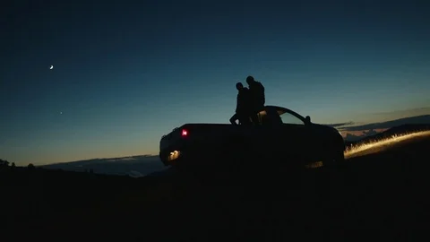 Looking The Stars Stockbeeldmateriaal 75173963