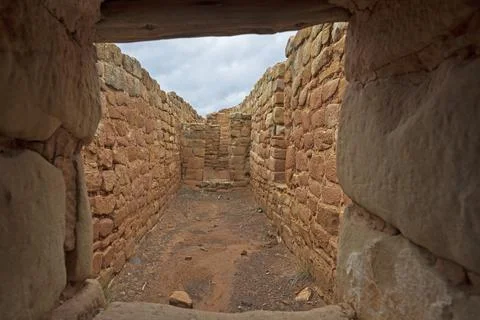 Looking into the Sun Temple Fotos Stock