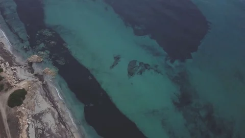 Looking the sunrise in the moorning over the sea Stock Footage