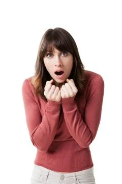 Looking surprised Stock Photos