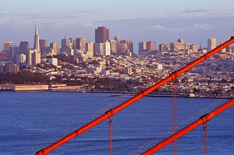 Looking through the golden gate Stock-Fotos