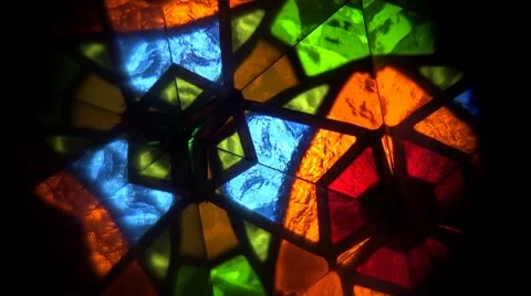 Looking through a kaleidoscope Stock Footage 47010313