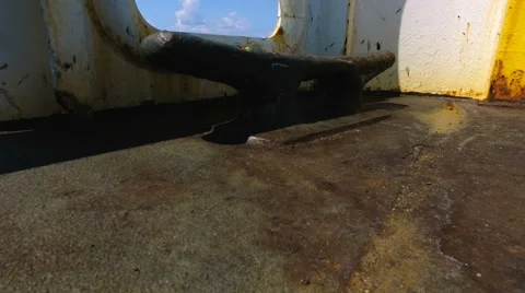 Looking Through Side of Ship Stock Footage 66768834