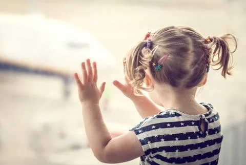 Looking through the window Stock Photos