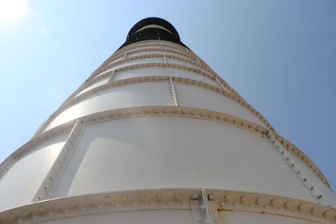 Looking up toward Big Sable Point Light Stock Photos
